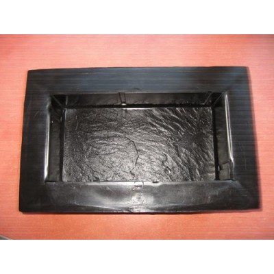 Plastic form for paving casting